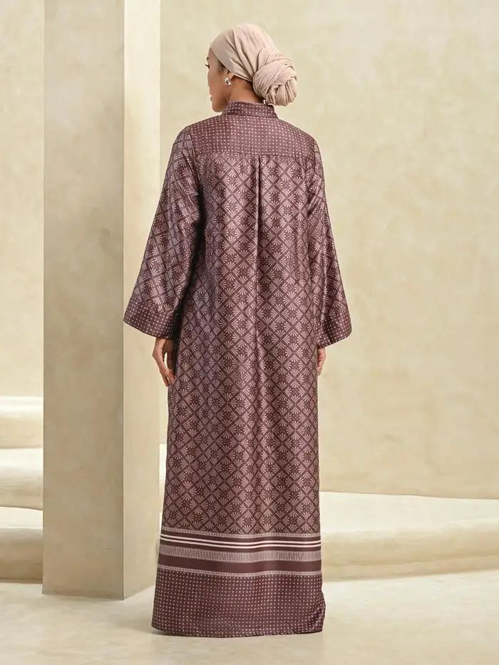 Twilla Abaya Dress produk Geulis.id di Tokopedia, Shopee, TikTok.