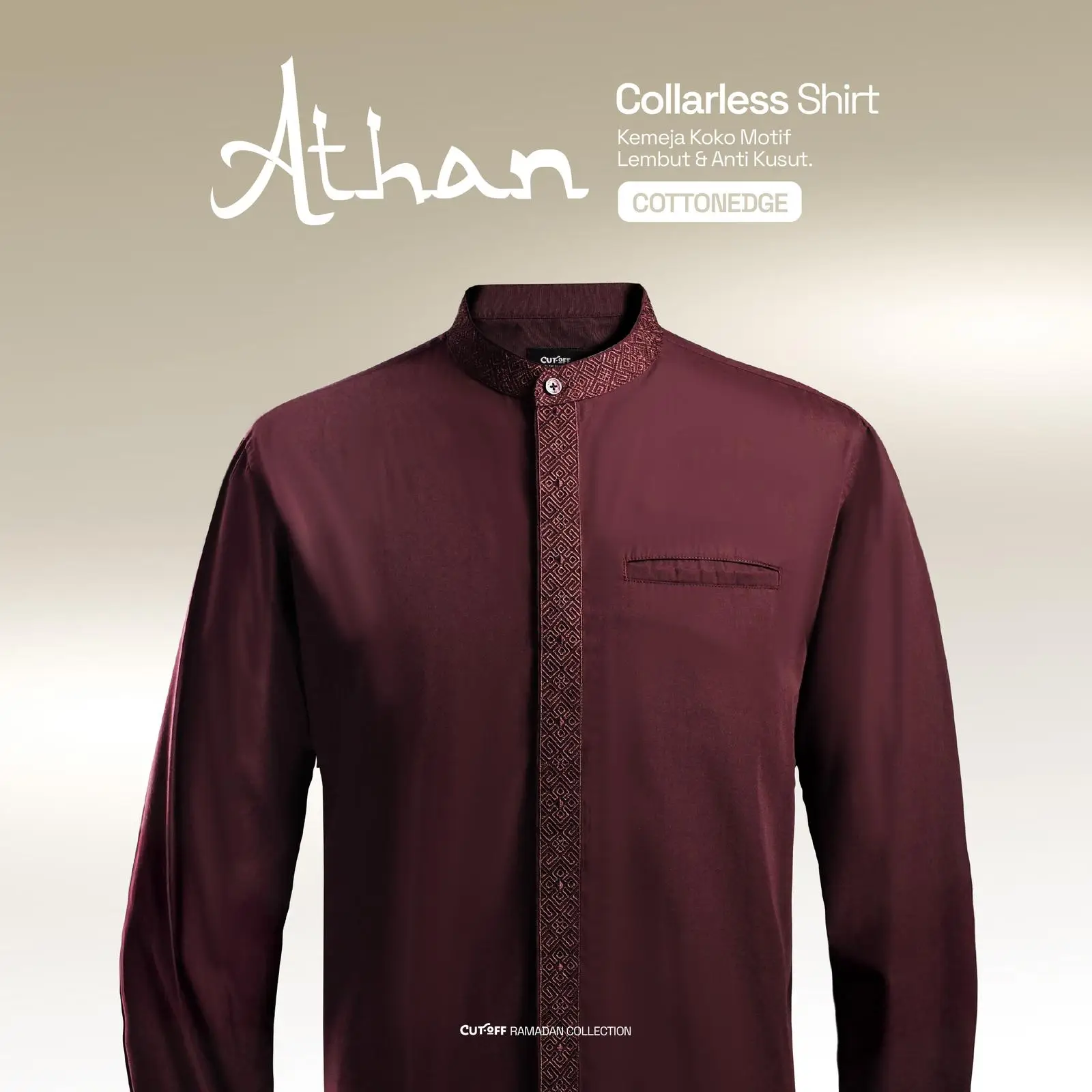 Athan kemeja koko produk CutOff di Shopee, Tokopedia, TikTok