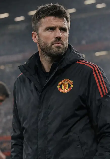 DEBUT: Michael Carrick sebagai pelatih interim Manchester United.