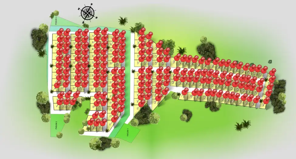 Peta Lokasi Cluster Kindai Mahatama